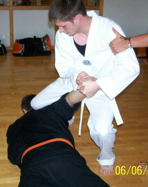 Benjamin Weiß bei Allkampf-Technik