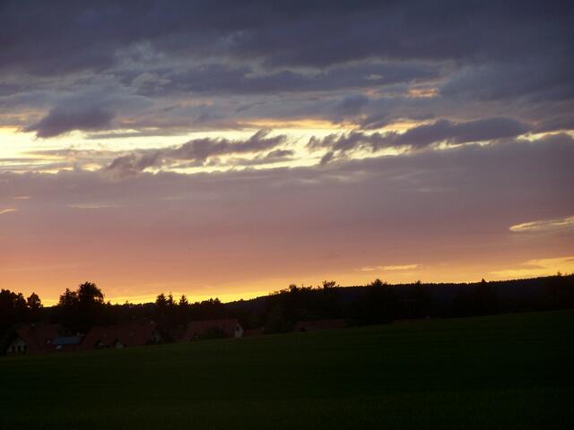 langsam geht sie nun unter