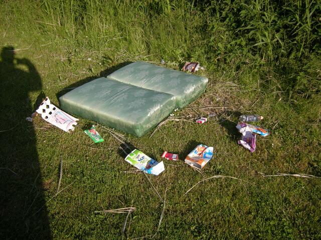 Leider fand ich dies unterhalb des Wasserturms.