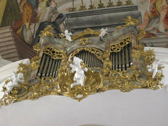 Sicht zur Orgel