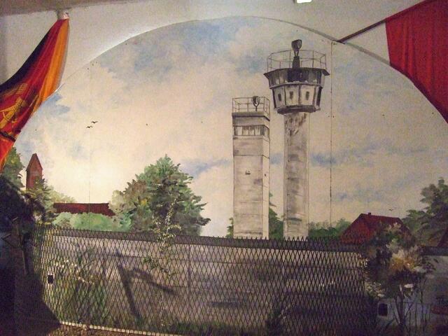 Wandbild im Grenzmuseum