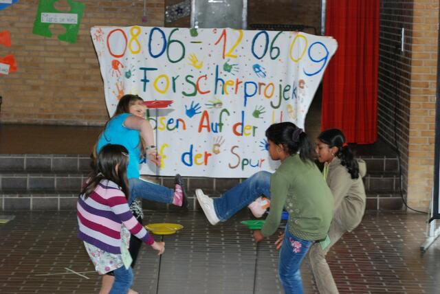 showeinlage "tellerjonglage"