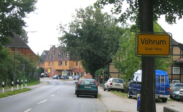 Dorfeinfahrt von Eixe