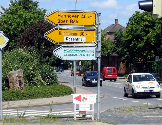 an Kreuzung Schwichelter Str.