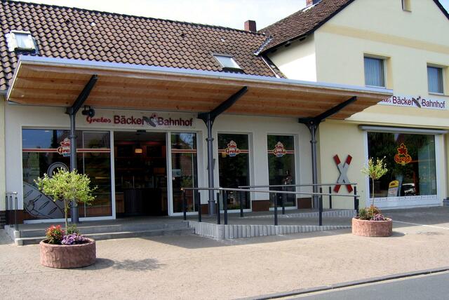 Bäckerei   Cafe "Bahnhof" , Herrenfeld Str.