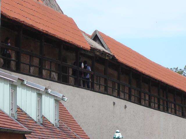begehbare Stadtmauer