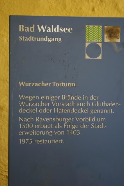Tafel zum Turm