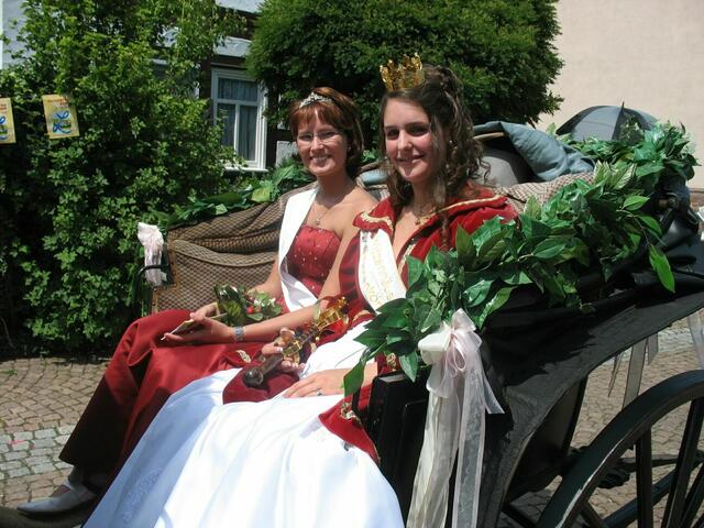 Kirschenkönigin und -Prinzessin aus Witzenhausen