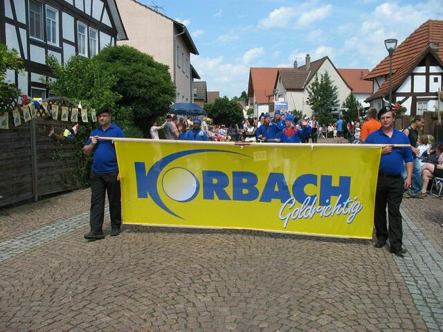 Farbenfrohes Banner für Korbach