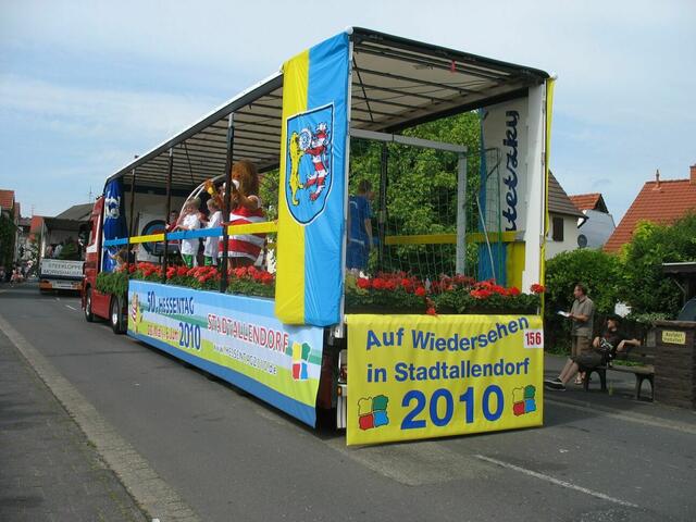 Stadtallendorfer Festwagen von hinten