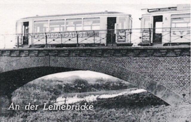 Brücke von 1895 - 64 m lang, 7,5 m breit