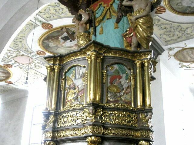 Detail der Kanzel