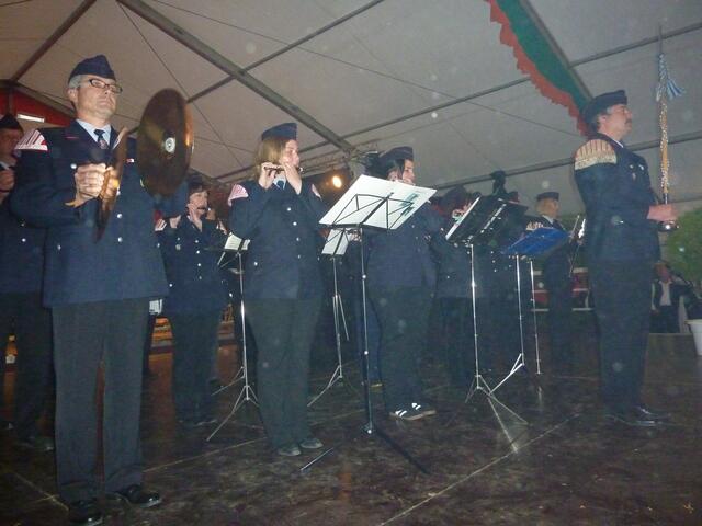 Letzter Auftritt: Spielmannszug der Freiwilligen Feuerwehr.