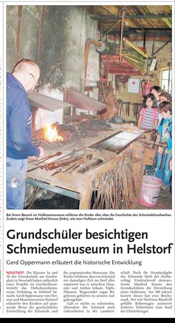 So berichtete die LS am 24.06.09