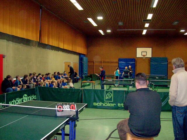 Siegerehrung 2008 bei der TT-Jugend, als "Abteilungsleiter"