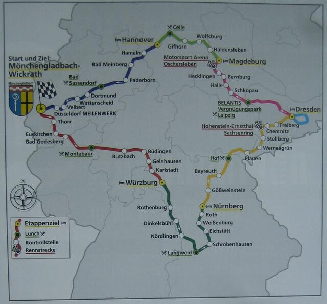 Streckenführung 2007