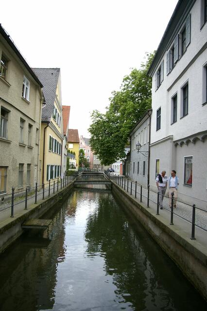 Seit langer Zeit durchzieht der Stadtbach Memmingen wie eine Lebensader.