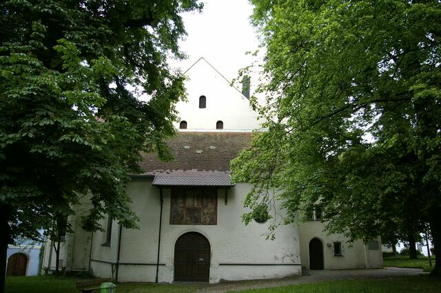 Blick auf den Eingang