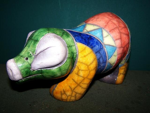 das erste Schwein