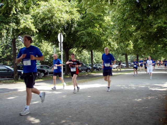 vor dem Zieleinlauf