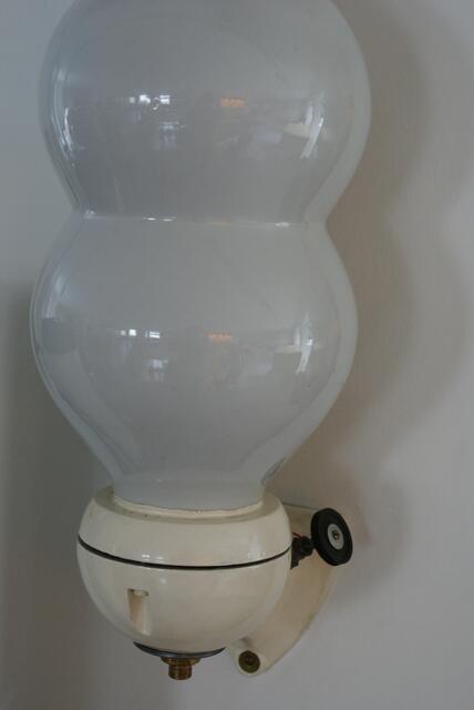 Wandlampe mit Gasbetrieb