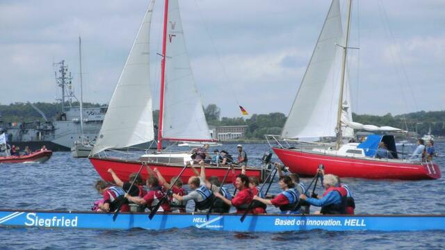 "Musekl- & Segelkraft in action"
