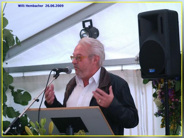 Die Ansprache von Albert Heckl