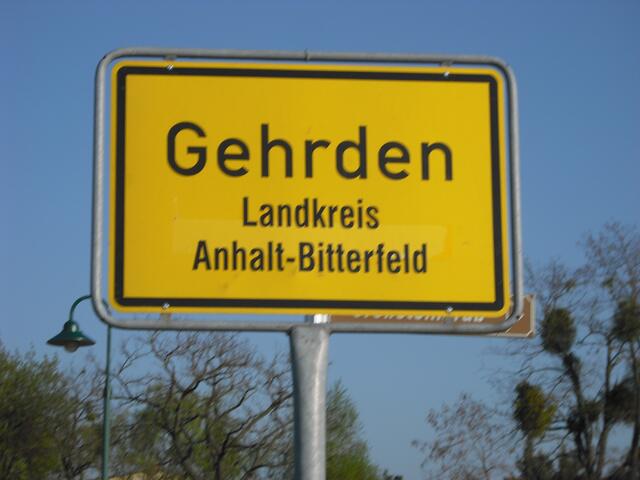 Ortseingangschild