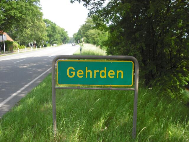 Schild an der Kreisstrasse 86