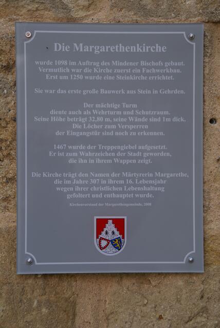 Beschreibung der evangelischen Margarethenkirche