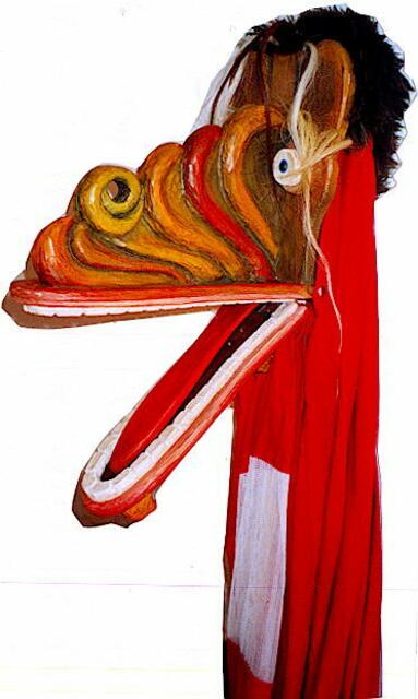 Schnaderschlenzer aus Kirchseeon (6. Januar), das Opfertier- "Wudele"
