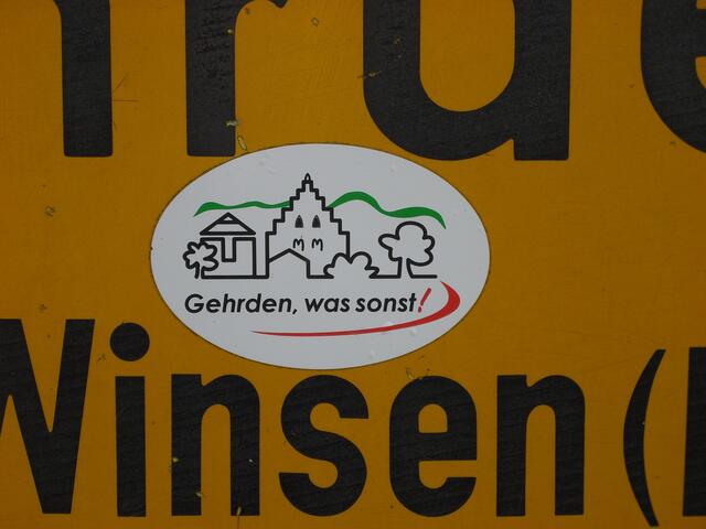 Aufkleber aus Gehrden bei Hannover (Touristen?)