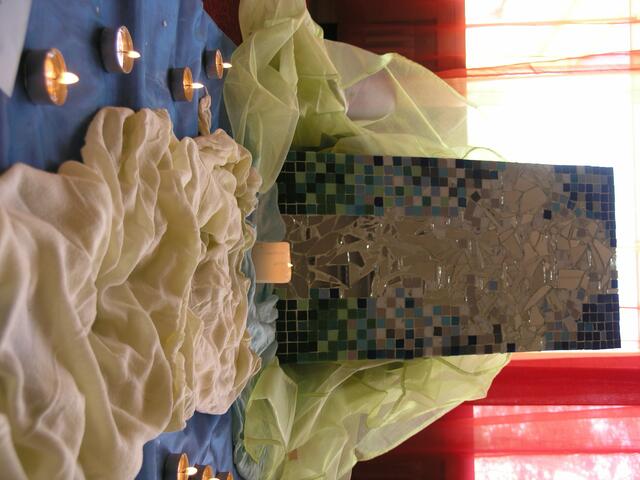 Der Blick des Meditierenden auf das Kreuz