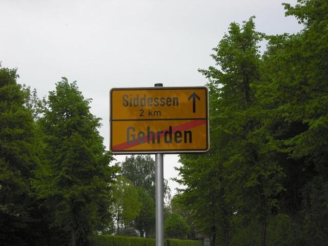 Ortsausgang