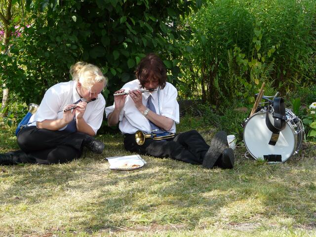 ... der Marsch muss sitzen!