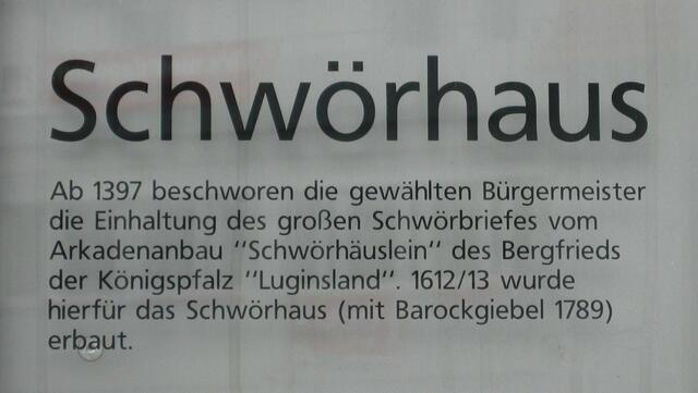 Tafel zum nächsten Bild