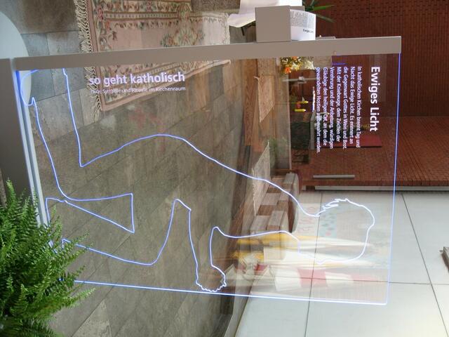 Infotafel zum Ewigen Licht