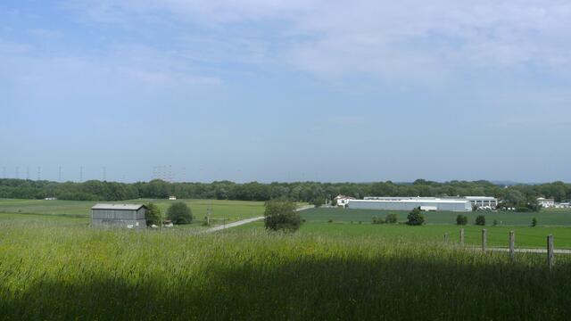 Blick in Richtung Nordost - Industriegebiet Türkheim