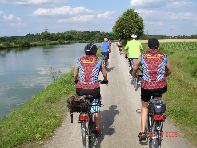 Fahrt am Mittellandkanal