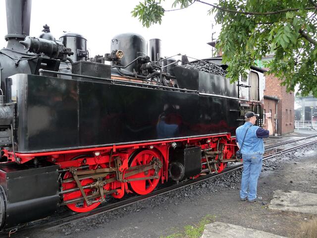 Frank bei Dreharbeiten.