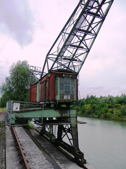 MUKAG-Krane (Bj. 1918) außer Betrieb