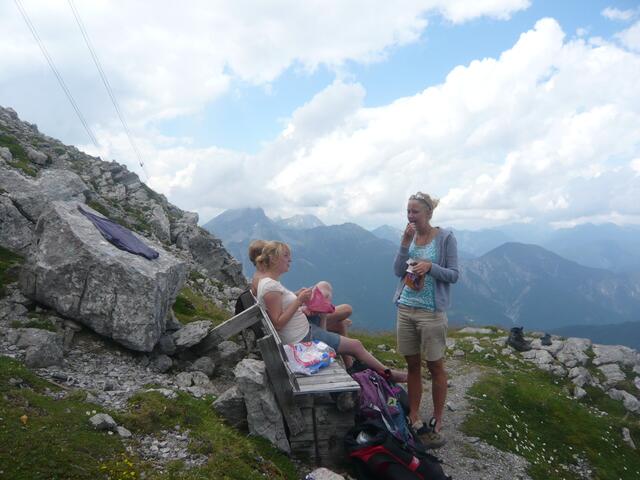 Zweite Pause - bei der Wiener-Neustädter-Hütte