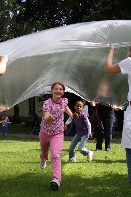 Die Kinder hatten Spaß bei "Kunst im Park"