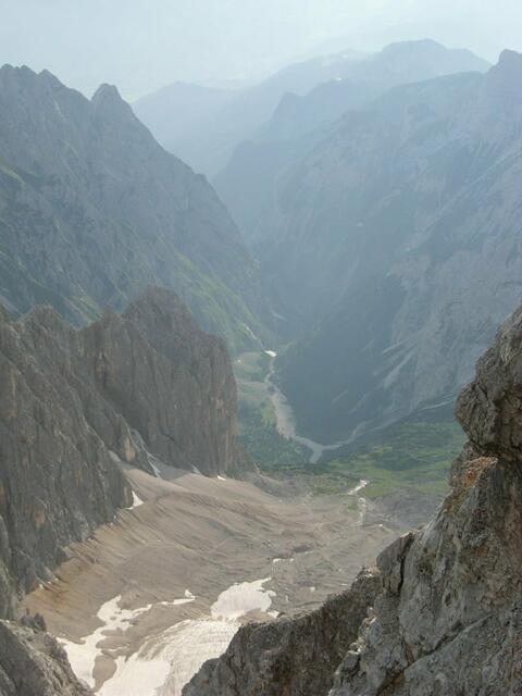 Tiefblick ins Höllental