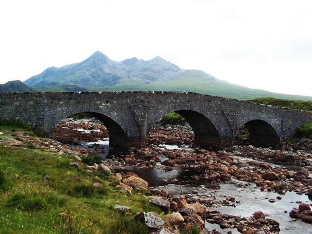 Black Cuillin und Sligachan Bridge
