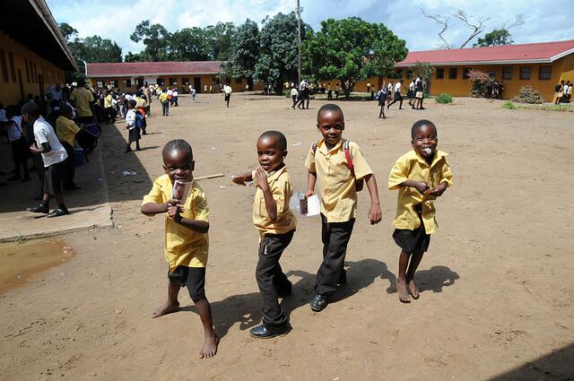 Schule bie den Zulu's