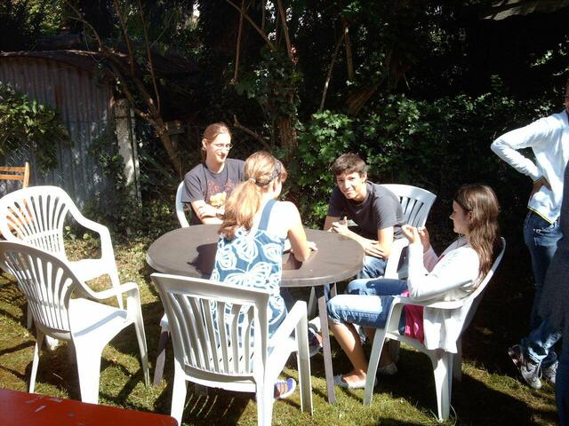 .. da schien noch die Sonne und alle sind hungrig ...