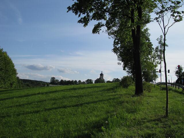 Blick zu St. Marien in Marienberg