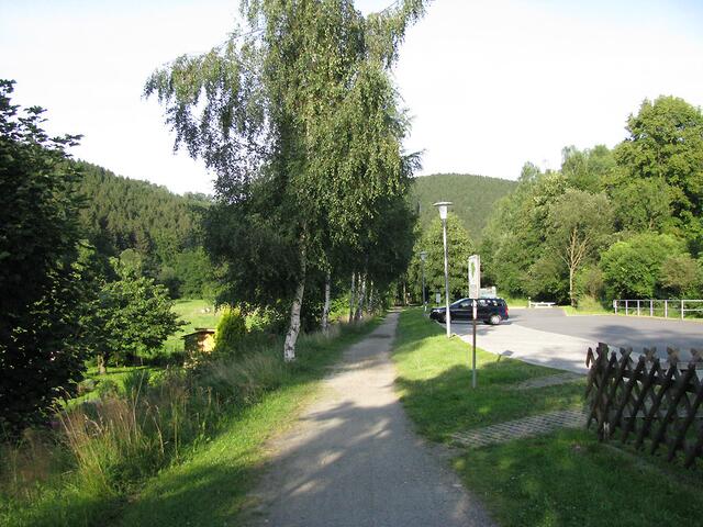 Wanderweg in Großrückerswalde