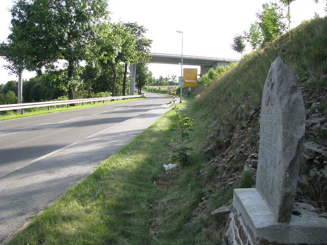 Die Brücke der B174 in Marienberg